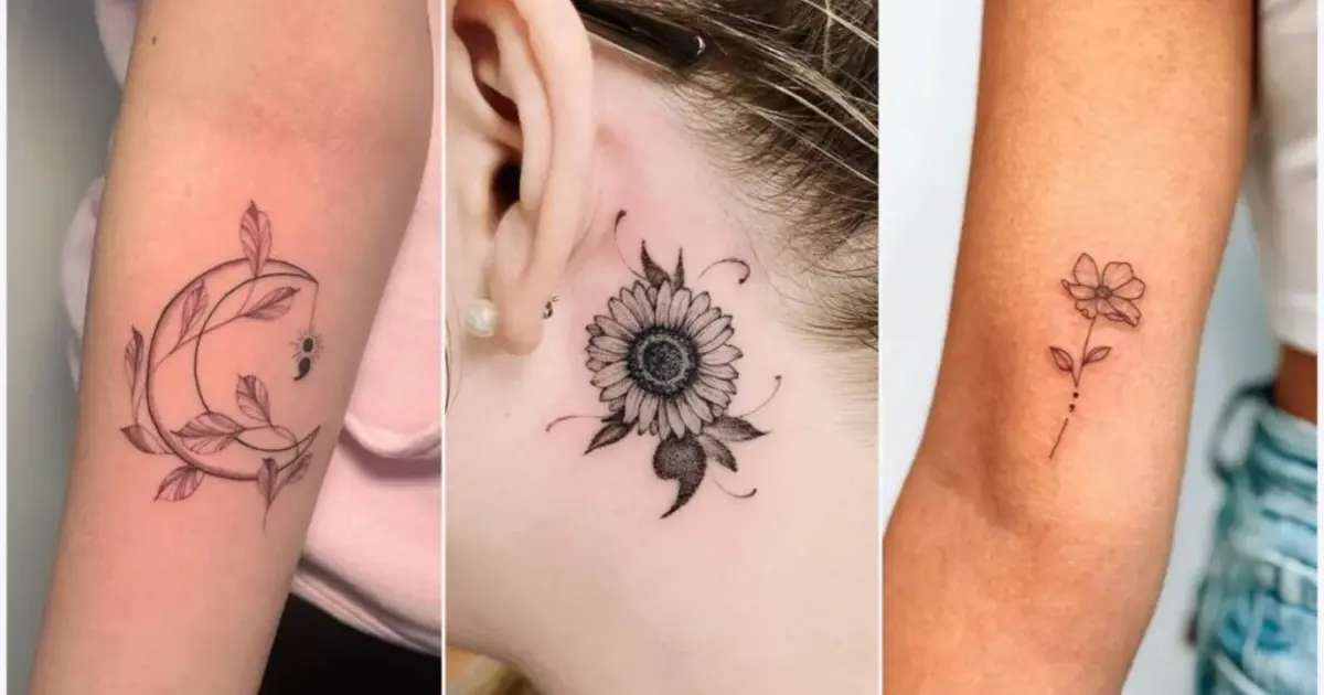 10 Health Flower Tattoo Designs and Meanings